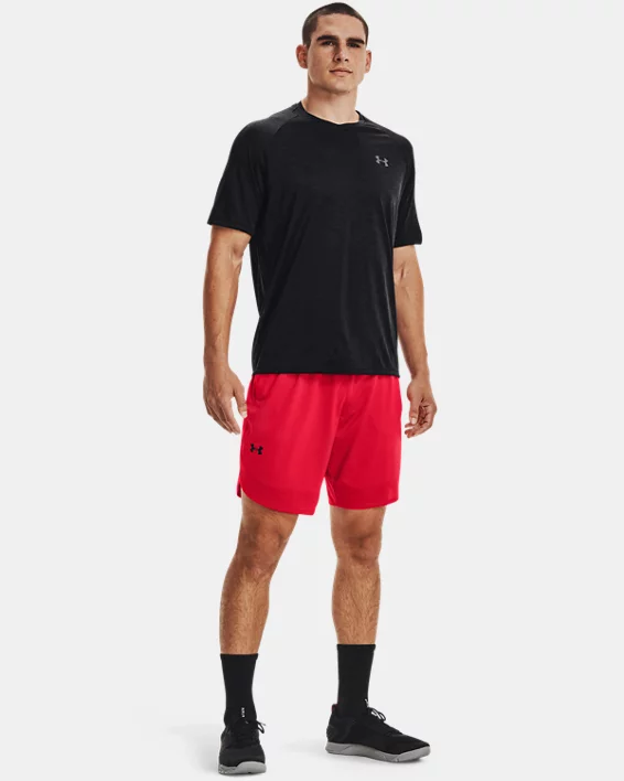 UA Tech Mens V-Neck Short Sleeve - Image 3