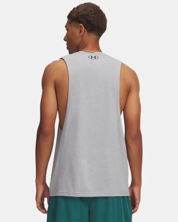 UA Left Chest Cut-Off Mens Tank - Image 2