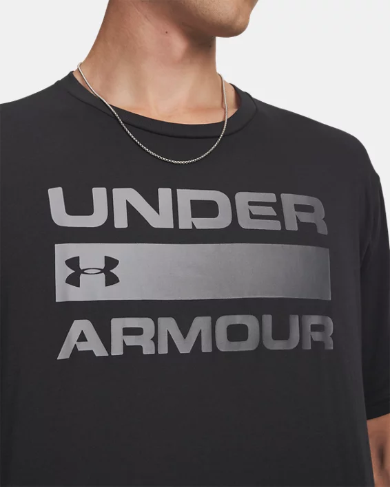 UA Team Issue Wordmark Mens Short Sleeve - Image 3