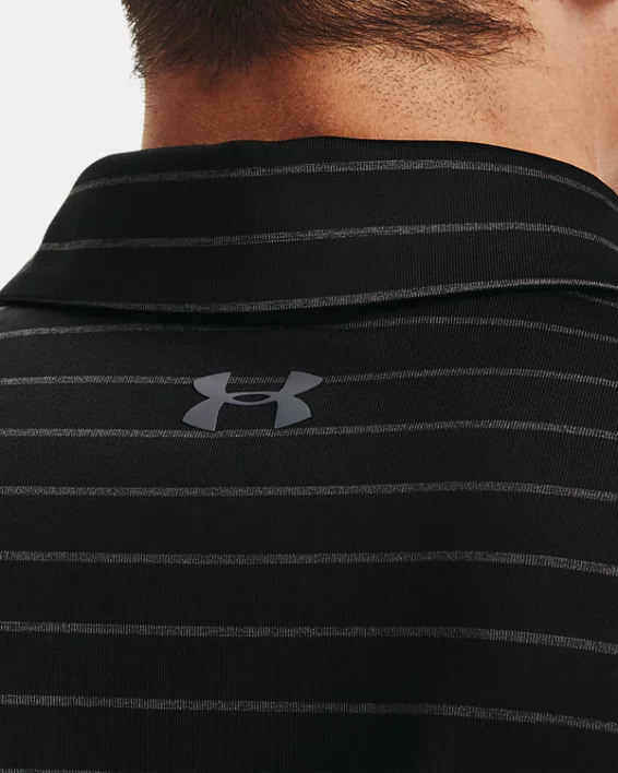 UA Playoff Core Stripe Mens Polo - Image 4