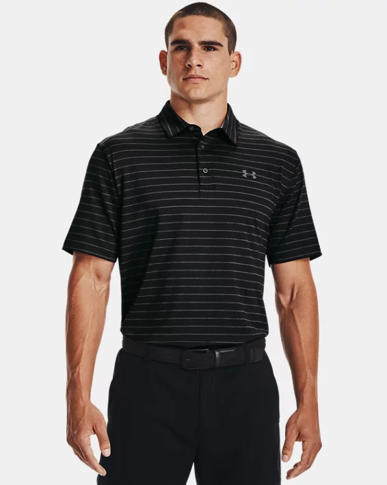 UA Playoff Core Stripe Mens Polo