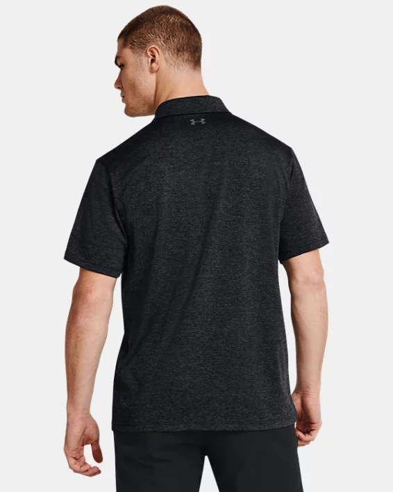 UA Playoff Heather Mens Polo - Image 2