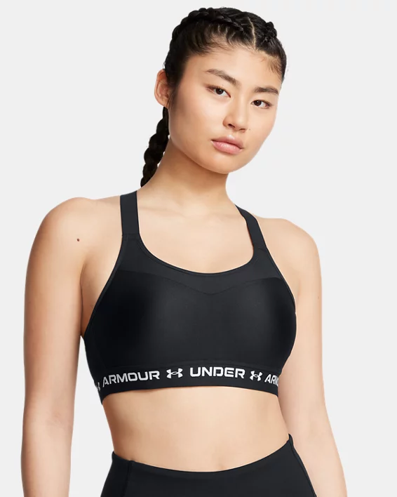 Crossback High Womens Sports Bra - Image 3
