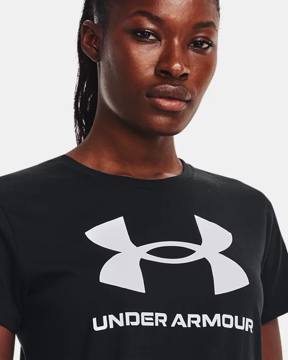 UA Rival Logo Womens Short Sleeve - Image 4