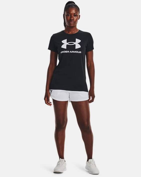 UA Rival Logo Womens Short Sleeve - Image 3