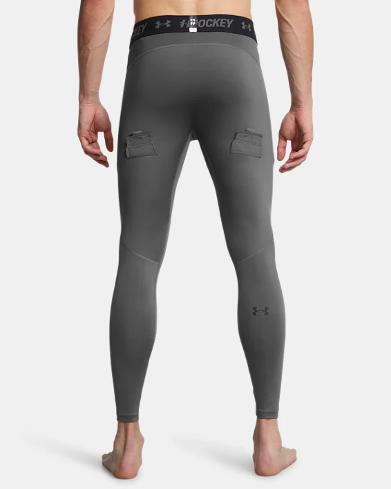 UA Hockey Compression Mens Leggings - Image 2