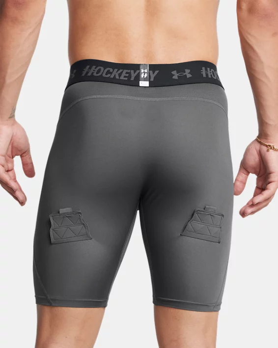 UA Hockey Compression Mens 9 Shorts - Image 2