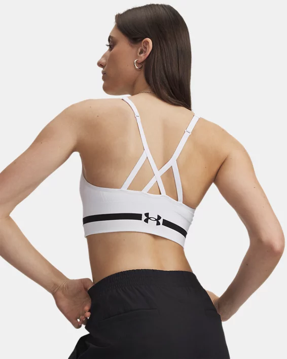 UA Seamless Low Long Womens Sports Bra - Image 2