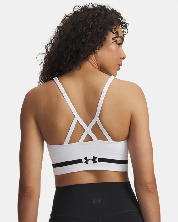 UA Seamless Low Long Womens Sports Bra - Image 6