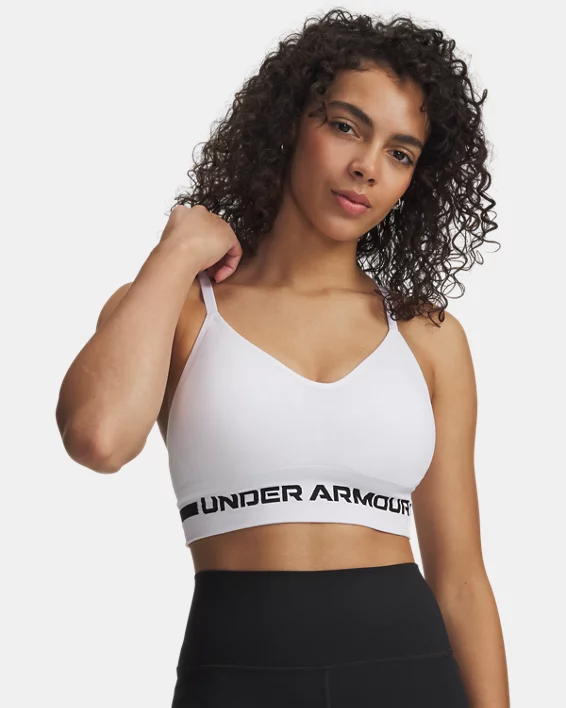 UA Seamless Low Long Womens Sports Bra - Image 3