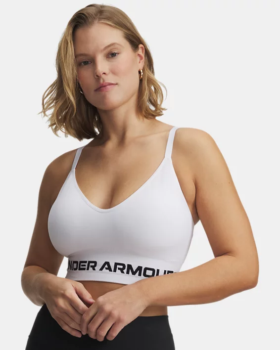 UA Seamless Low Long Womens Sports Bra - Image 5
