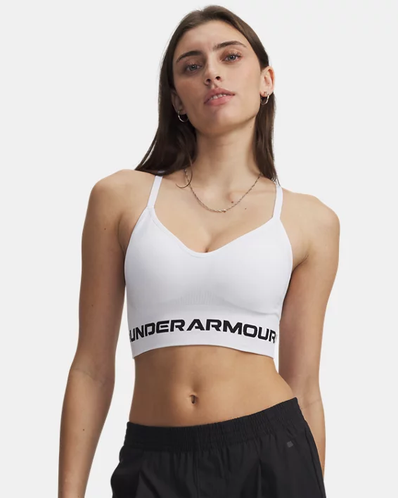 UA Seamless Low Long Womens Sports Bra - Image 9