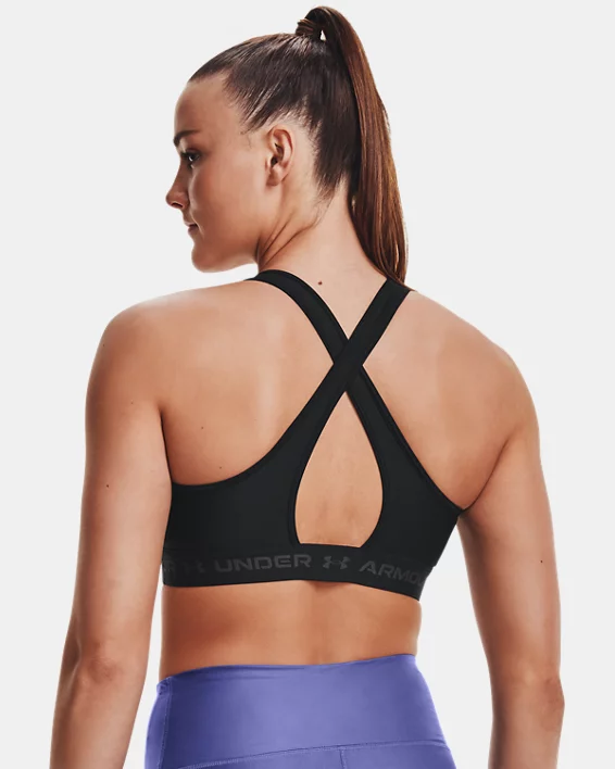 Crossback Mid Womens Sports Bra - Image 7