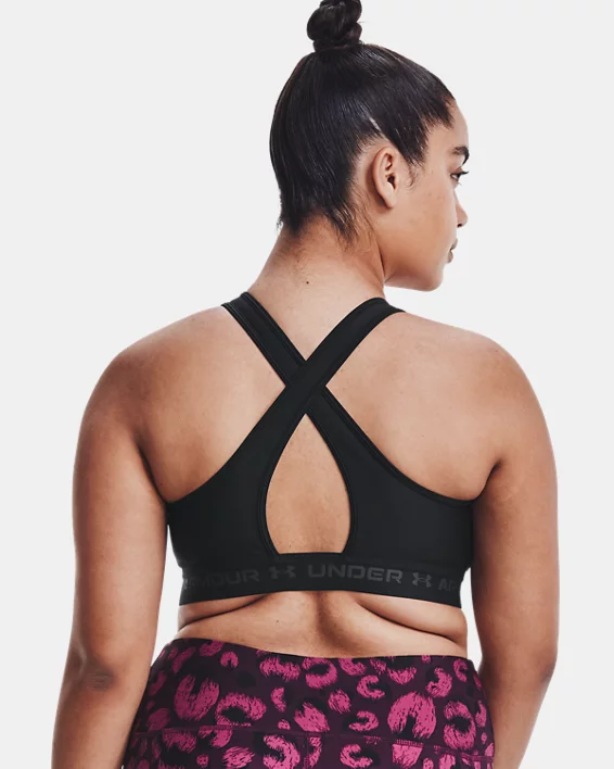 Crossback Mid Womens Sports Bra - Image 9