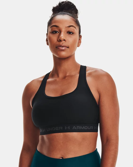 Crossback Mid Womens Sports Bra - Image 5