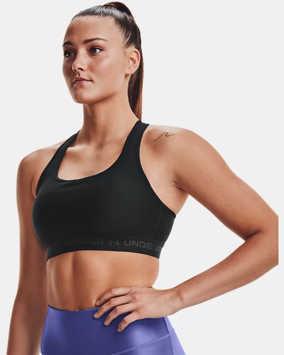 Crossback Mid Womens Sports Bra - Image 4