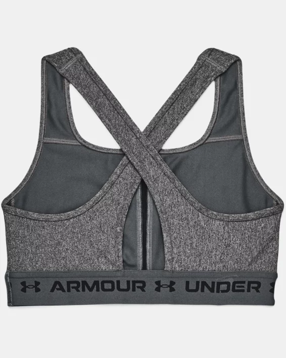Crossback Mid Heather Womens Sports Bra - Image 10