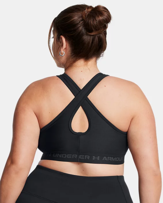 Crossback Mid Womens Sports Bra - Image 2