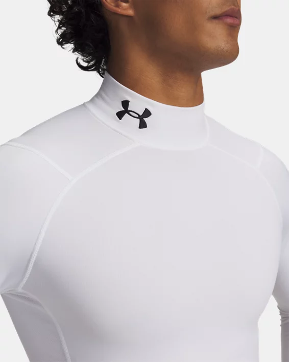 ColdGear Mens Compression Mock Long Sleeve - Image 5