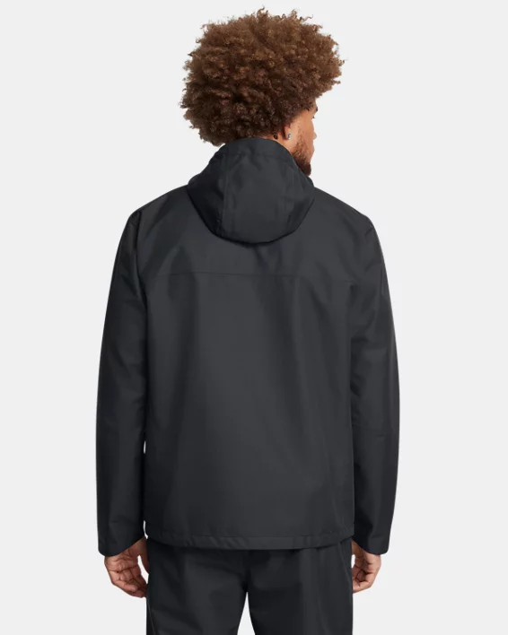 UA Stormproof Lined Mens Rain Jacket - Image 2