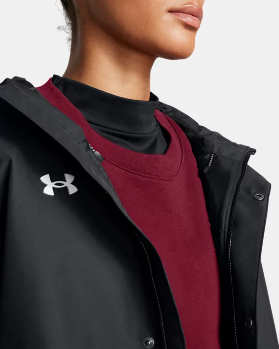 UA Stormproof Lined Womens Rain Jacket - Image 3