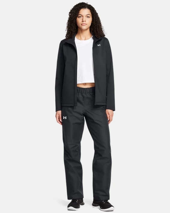 UA Stormproof Lined Womens Rain Pants - Image 3