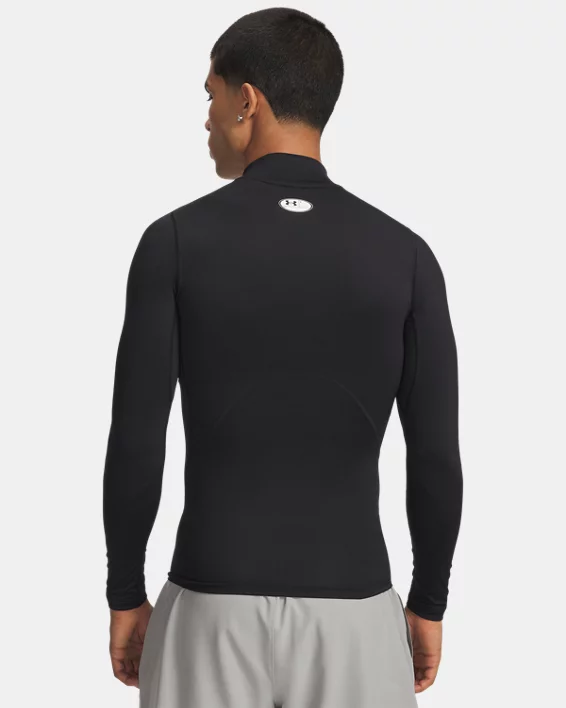 HeatGear Mens Compression Mock Long Sleeve - Image 2