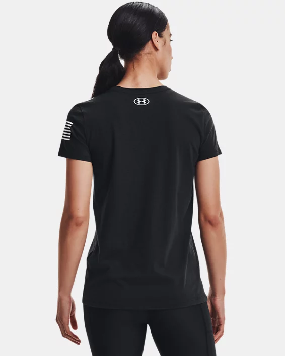 UA Freedom Logo Womens T-Shirt - Image 2