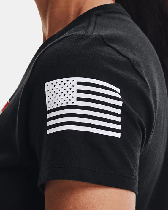 UA Freedom Logo Womens T-Shirt - Image 4