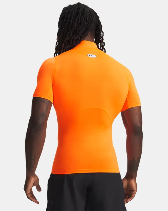 HeatGear Compression Mens Mock Short Sleeve - Image 2