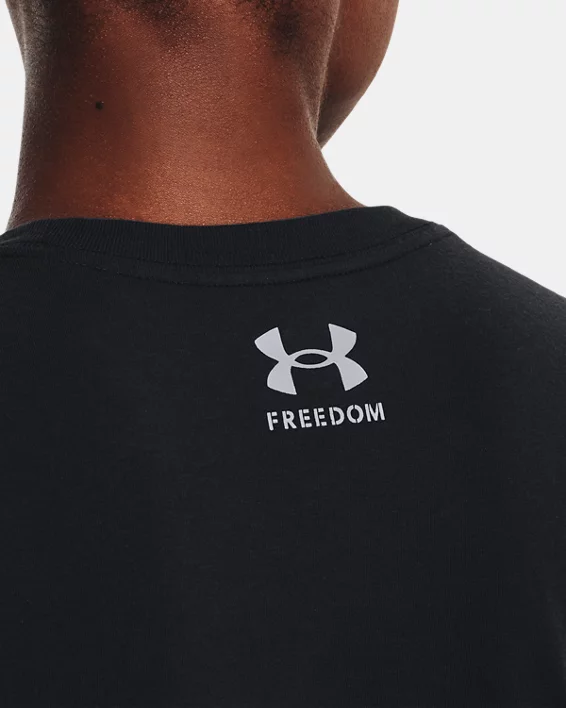 UA Freedom Flag Womens T-Shirt - Image 4
