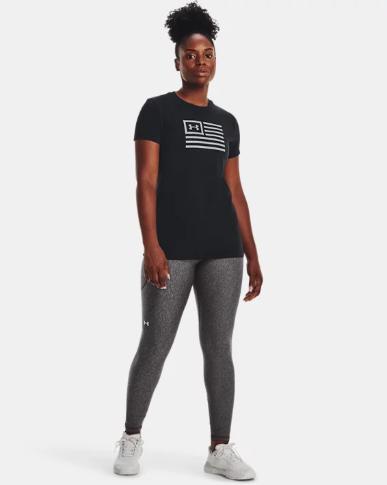 UA Freedom Flag Womens T-Shirt - Image 3