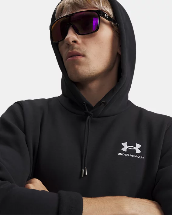 UA Icon Fleece Mens Hoodie - Image 3