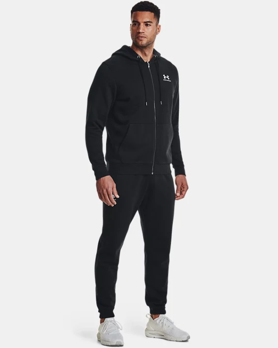 UA Icon Fleece Mens Full-Zip Hoodie - Image 3
