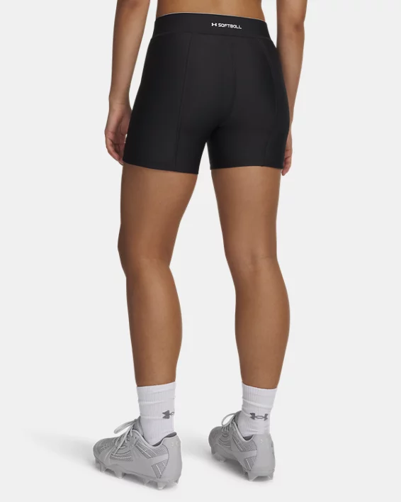 UA Utility Womens Slider Shorts - Image 2