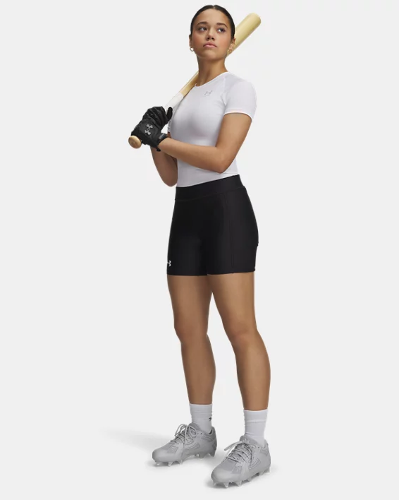 UA Utility Womens Slider Shorts - Image 3