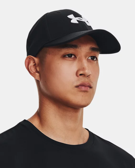 UA Blitzing Low Mens Stretch Fit Cap - Image 3