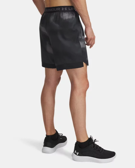 UA Vanish Woven Printed Mens 6 Shorts - Image 2