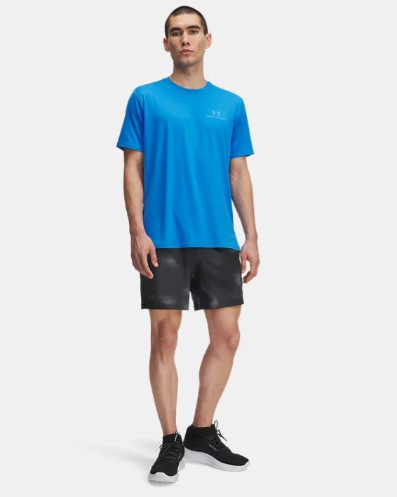UA Vanish Woven Printed Mens 6 Shorts - Image 3