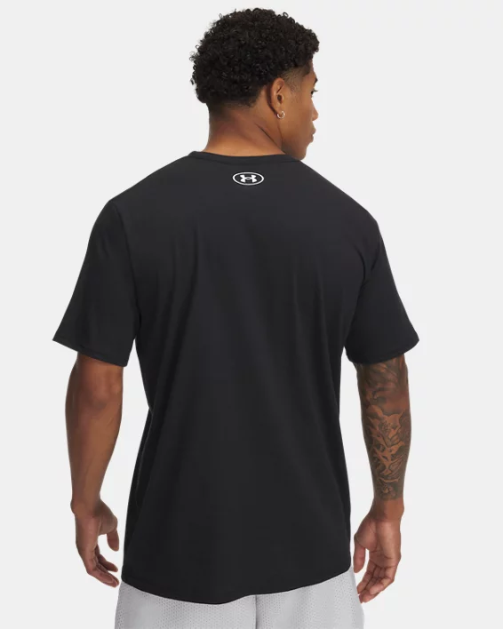 UA Camo Chest Stripe Mens Short Sleeve - Image 2