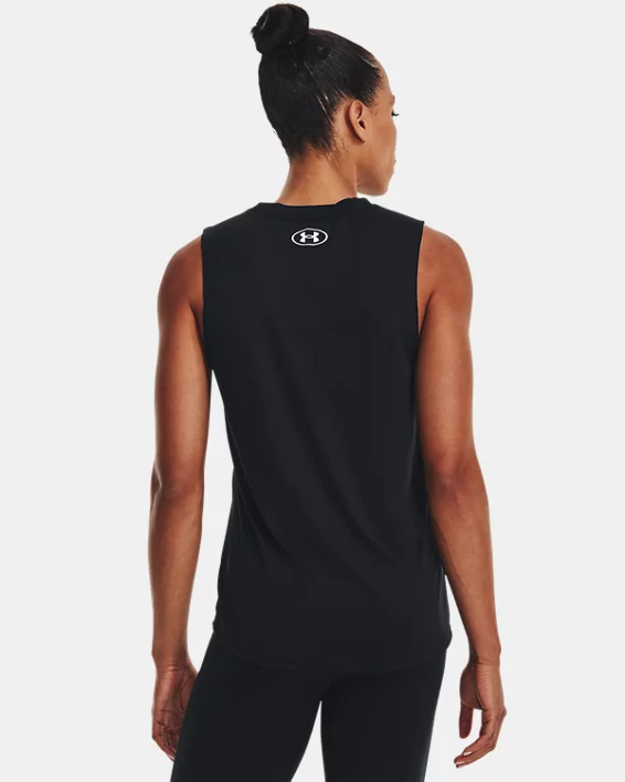 UA Tech Team Womens Sleeveless - Image 2