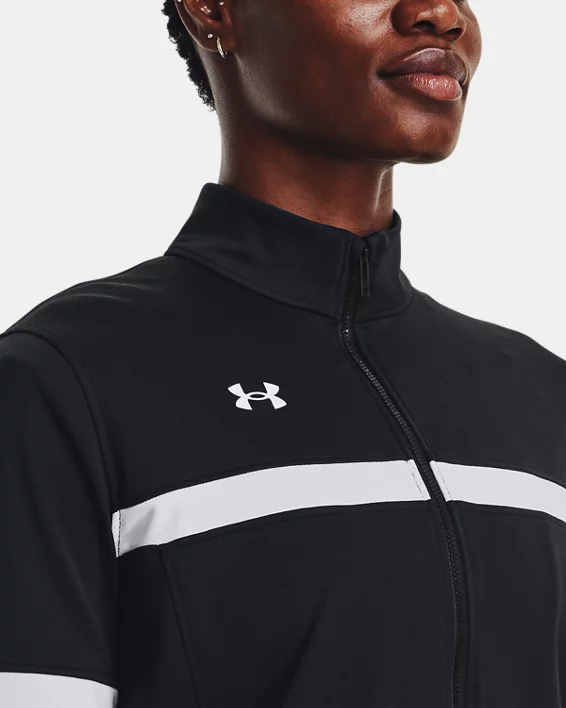 UA Knit Warm Up Team Womens Full-Zip - Image 4