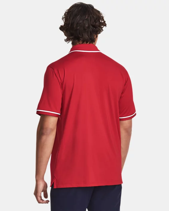 UA Team Tipped Mens Polo - Image 2