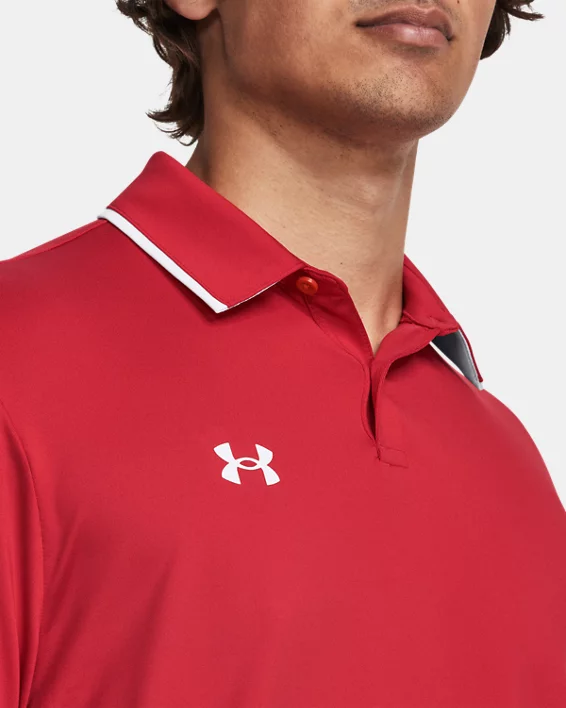 UA Team Tipped Mens Polo - Image 4