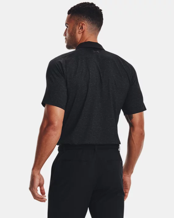 UA Iso-Chill Heather Mens Polo - Image 2