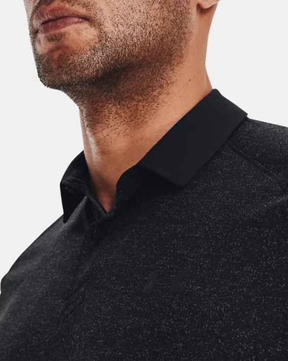 UA Iso-Chill Heather Mens Polo - Image 4