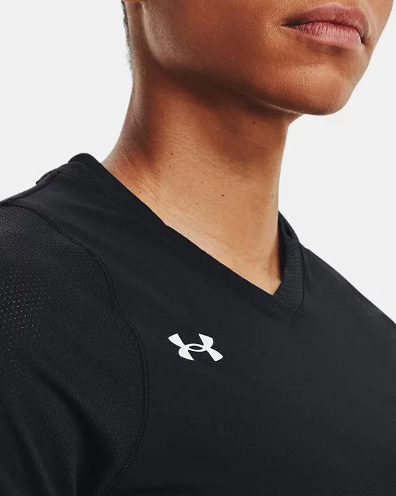UA Powerhouse 2.0 Womens Volleyball Short Sleeve Jersey - Image 4