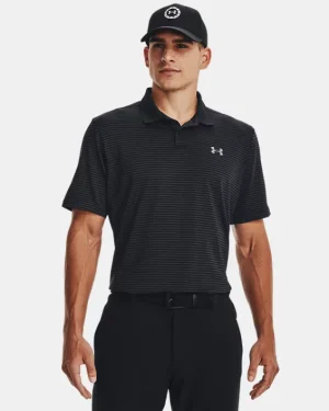 UA Matchplay Stripe Mens Polo