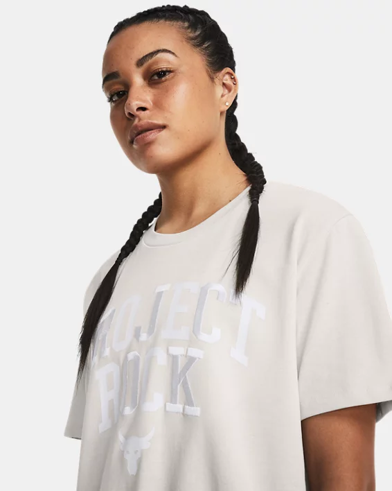 Project Rock Heavyweight Campus Womens T-Shirt - Image 4