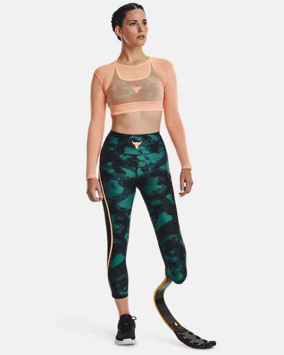 Project Rock Sheer Mesh Womens Long Sleeve - Image 4